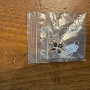 Black leopard Flower Necklace